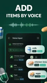 Add Items by Voice